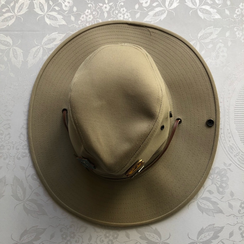 Walt Disney World Animal Kingdom Vintage Park Safari Hat With Pins Men’s Size M - Picture 12 of 16
